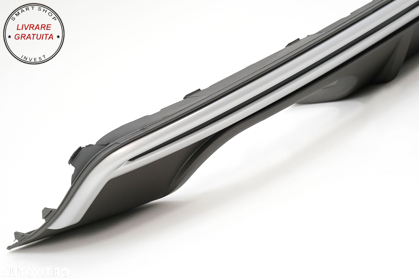 Difuzor Bara Spate Audi A3 8V Hatchback Sportback (2012-2015) S3 Design cu Ornamen- livrare gratuita - 5