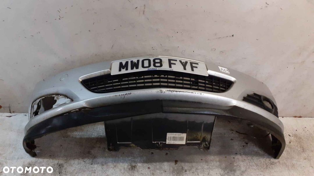 + ZDERZAK PRZÓD PRZEDNI OPEL ASTRA H 3 III GTC Z157 SREBRNY HALOGENY USZKODZONY !! - 1