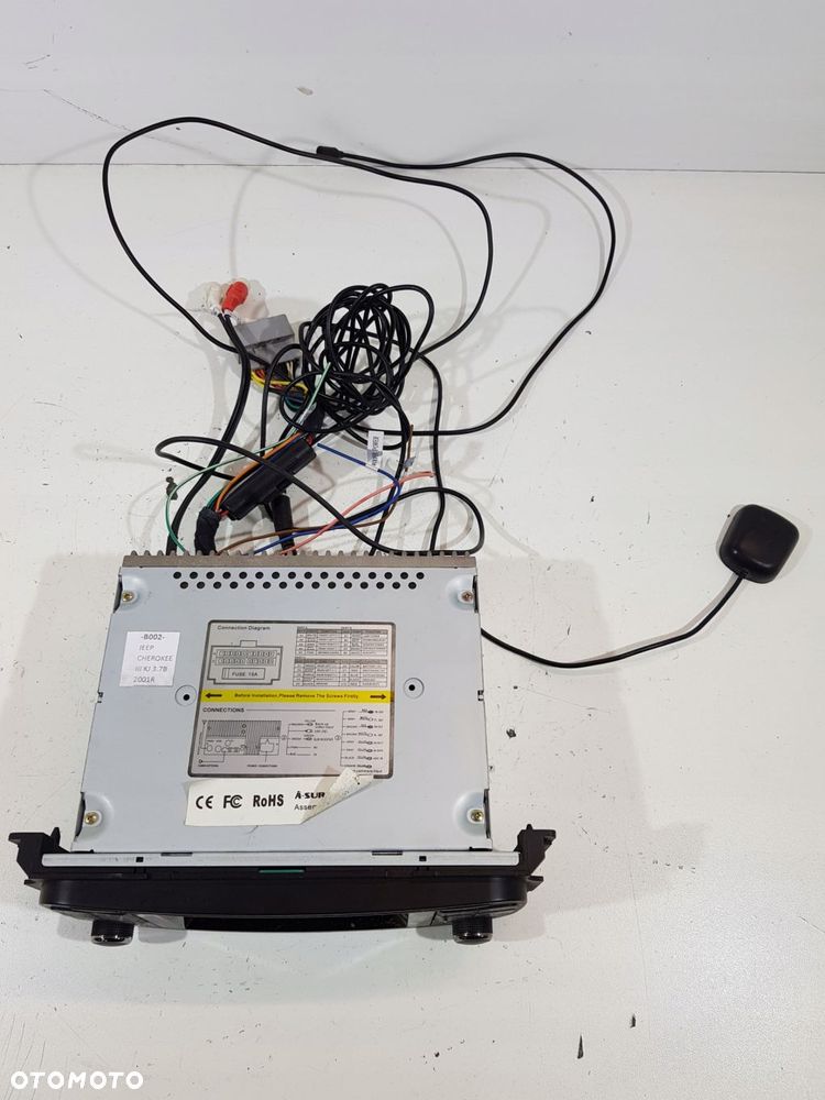 radio gps jeep cherokee kj wrangler liberty - 2