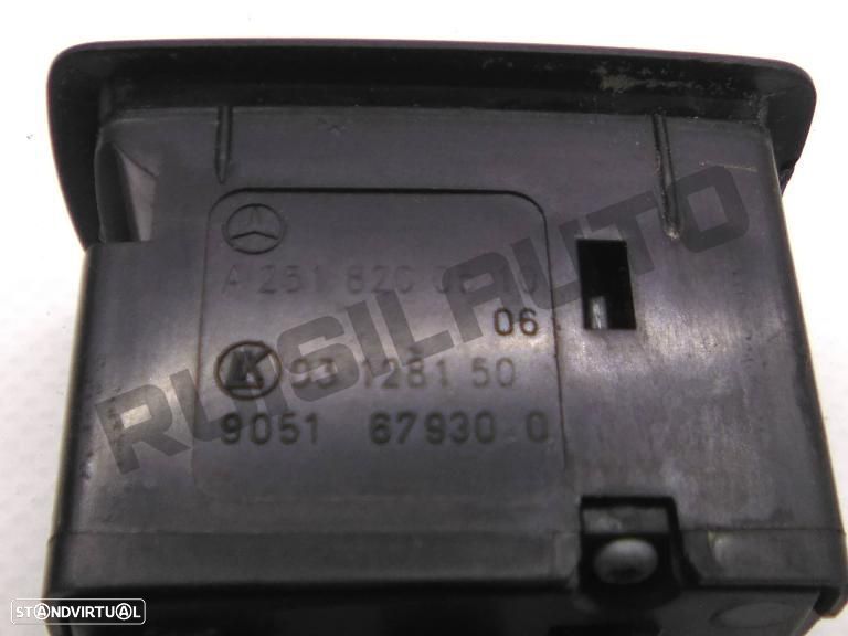 Botão Simples Elevador Vidro A25182_00510 Mercedes A W169 [2004 - 4