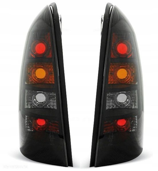 Lampy tyl tylne kpl Black Czarne Irmscher look Opel Astra II 2 G Kombi - 1