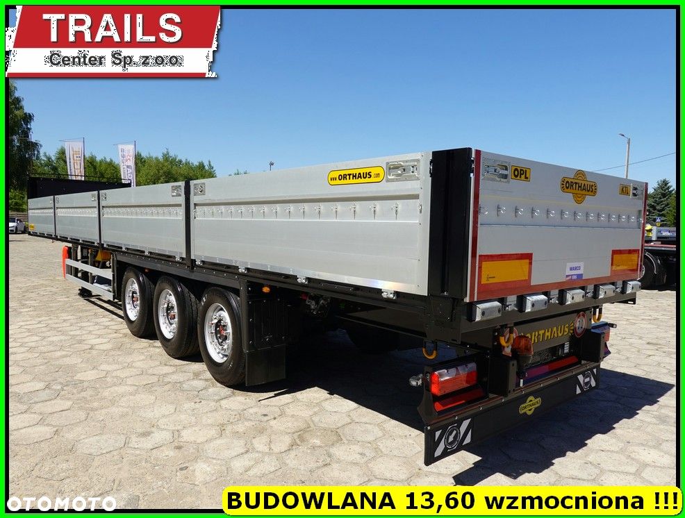 Orthaus Pokład 13,60 m, MOCNA KRATOWNICA, burty aluminiowe !!! - 1