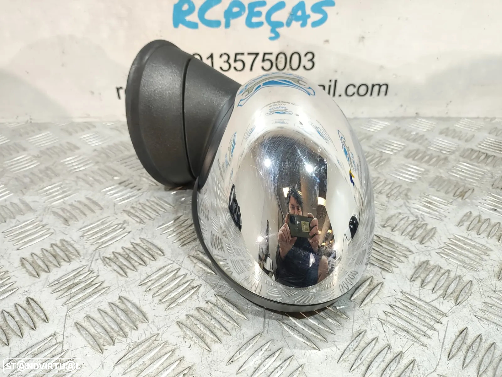 RETROVISOR ESQUERDO CROMADO MINI COOPER R55 R56 R57 - 6