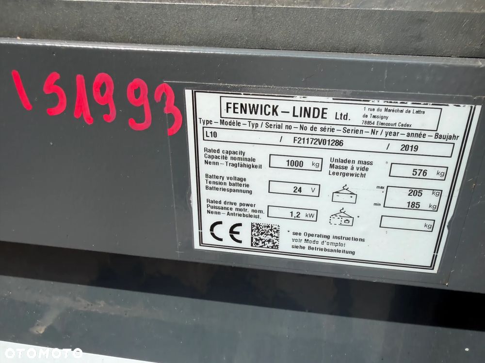 Linde L10 - 10