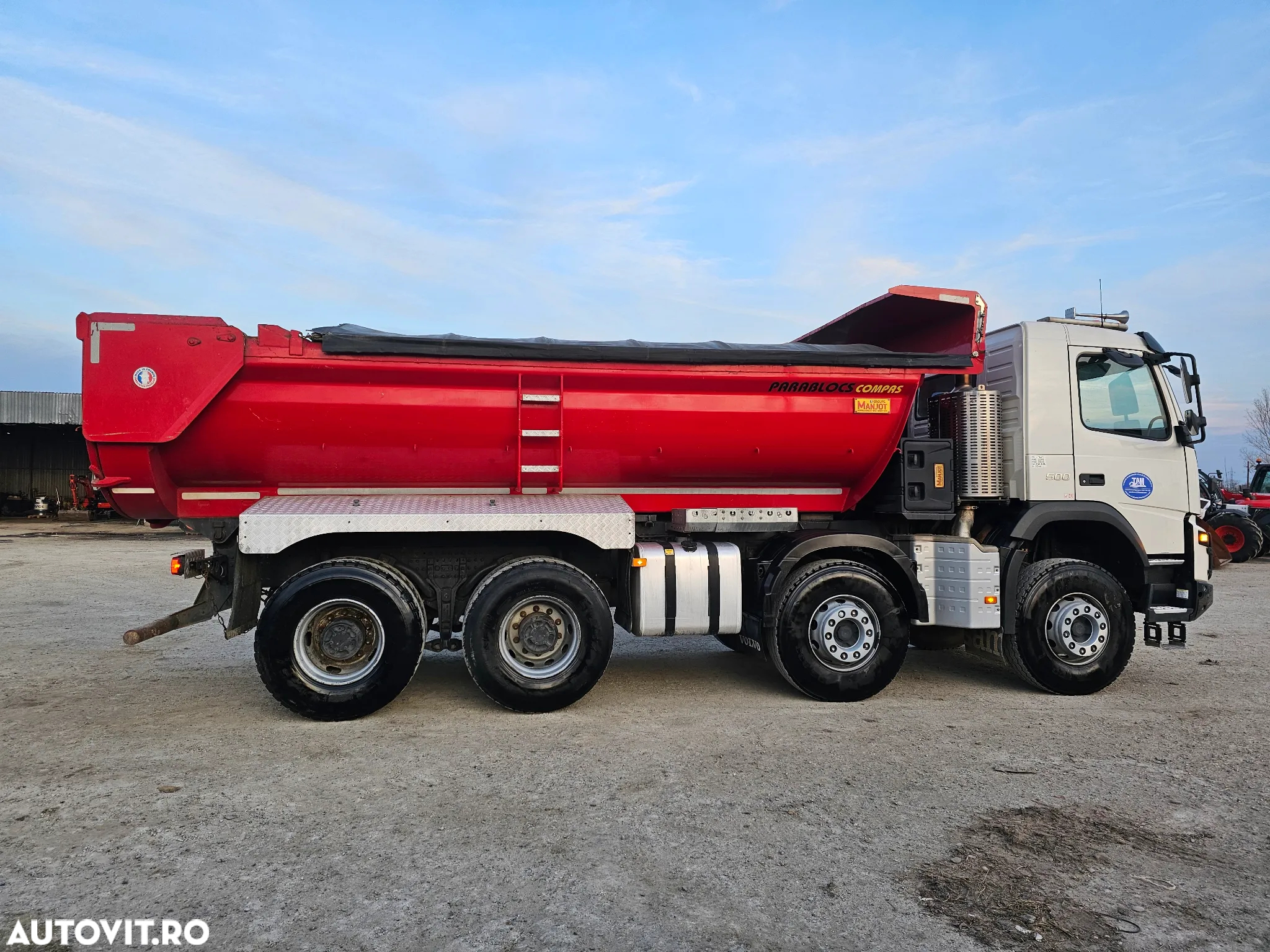 Volvo FMX 500 8x4 basculanta autobasculanta posibilitate finantare leasing - 4