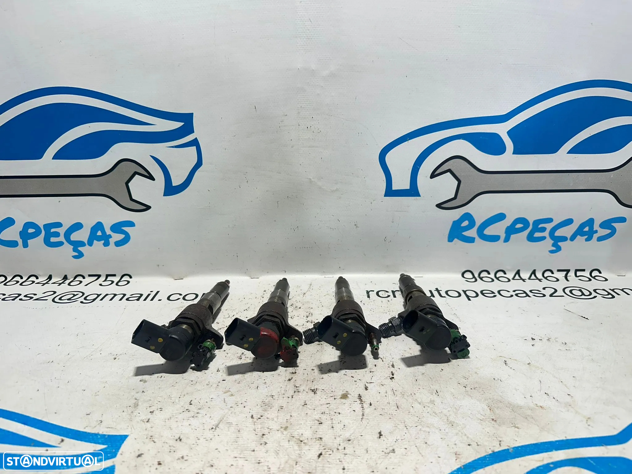 .Conjunto Injetores Continental Siemens PSA Peugeot Citroen Ford Volvo 1.6 HDI 90 - 110 - 115cv 9674973080 - A2C59513556 - 5