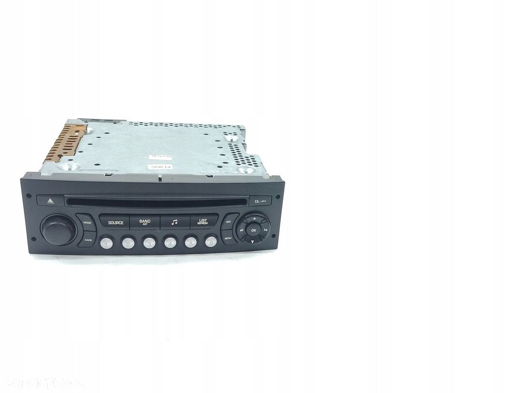 RADIO FABRYCZNE CD PEUGEOT 207 A2C53081522AD / 96639763XT00 - 1