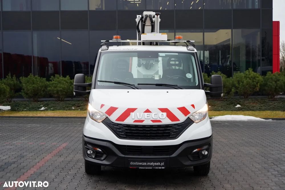 Iveco 35-140 / Platformă de lucru aeriană / FRANCE ELEVATEUR 141 TLE / 4 SUPPORTURI / MANUALĂ / 2020 - 8