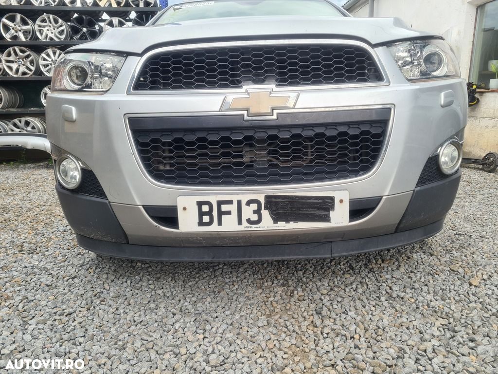 Bara fata Chevrolet Captiva Facelift 2011 - 2014 Switchblade silver metallic Gan (1249) ... - 1
