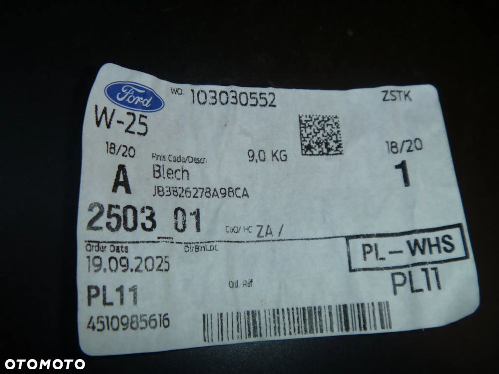 FORD RANGER III 2012-2022 BŁOTNIK TYLNY PRAWY NOWY ORYGINALNY - 16