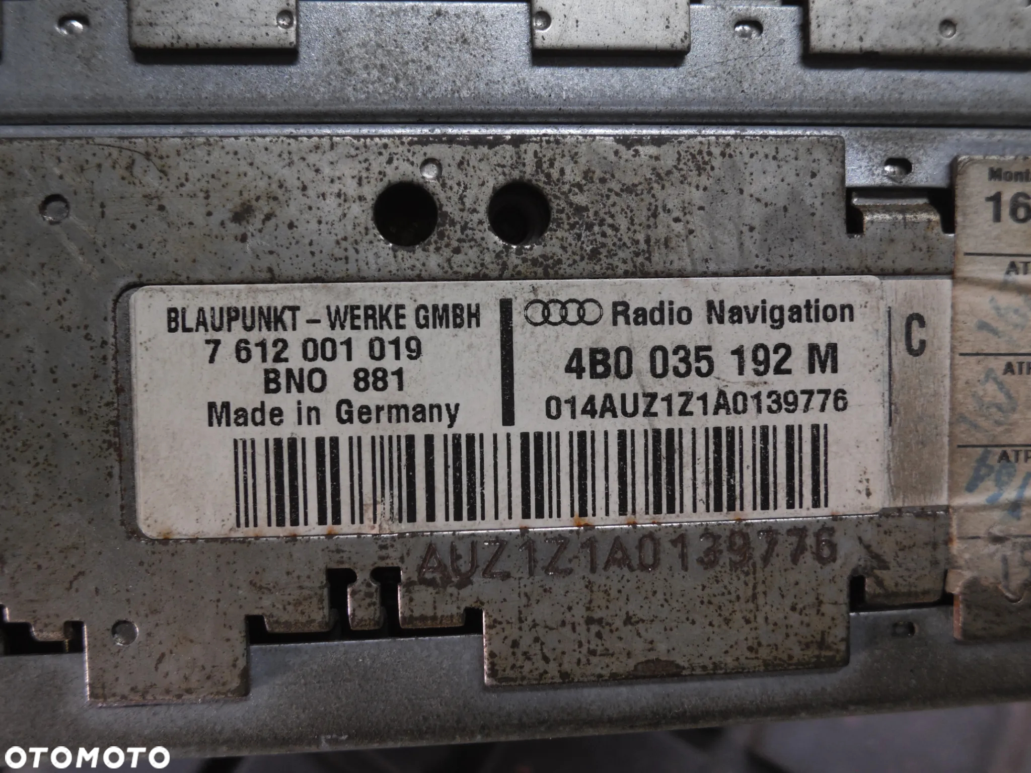 RADIO NAWIGACJA 2 DIN AUDI A6 C5 4B0035192M + KOD - 4