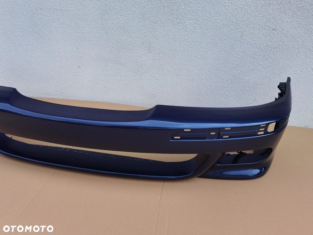 ZDERZAK BMW E39 M PAKIET BIARRITZBLAU PRZEDNI PRZÓD ORYGINALNY WYSYŁKA BDB - 3