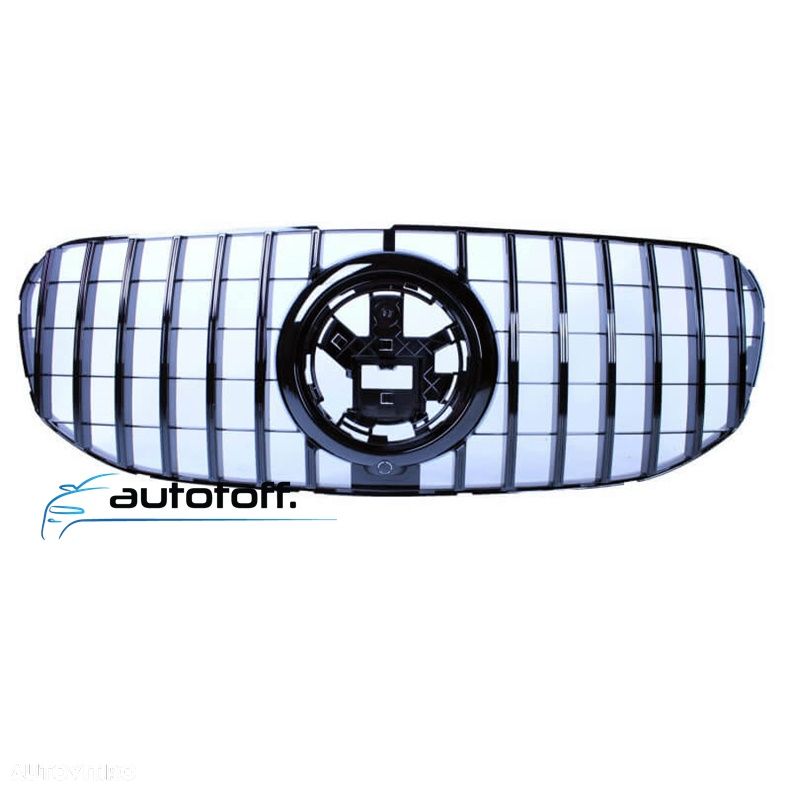 Grila centrala GLS X167 compatibila cu Mercedes (20-23) Panamericana Black Design - 1
