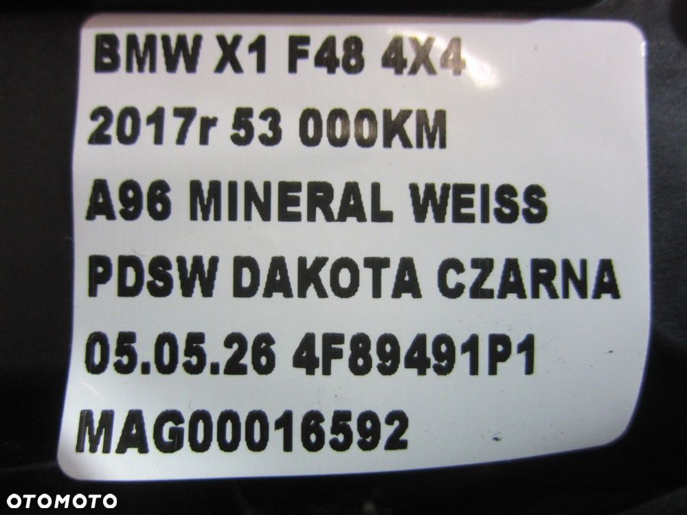 BMW X1 F40 F45 F46 F48 GŁOŚNIK BASOWY PRAWY NISKOTONOWY 65139278066 9278066 - 7