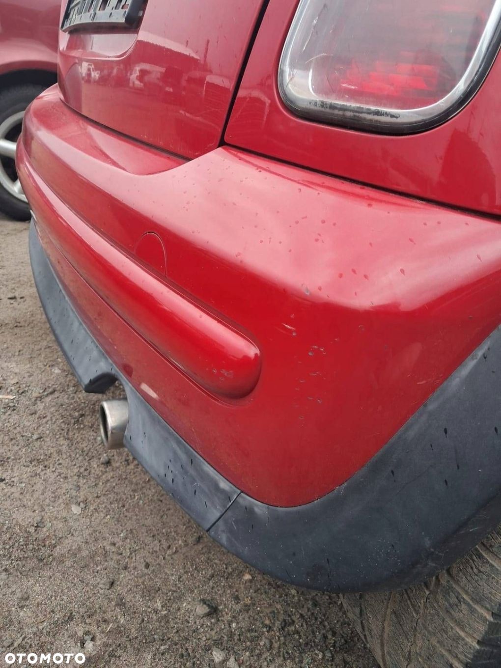 ZDERZAK TYLNY TYŁ MINI COOPER R50 2002R KOD LAK. 851 - 1