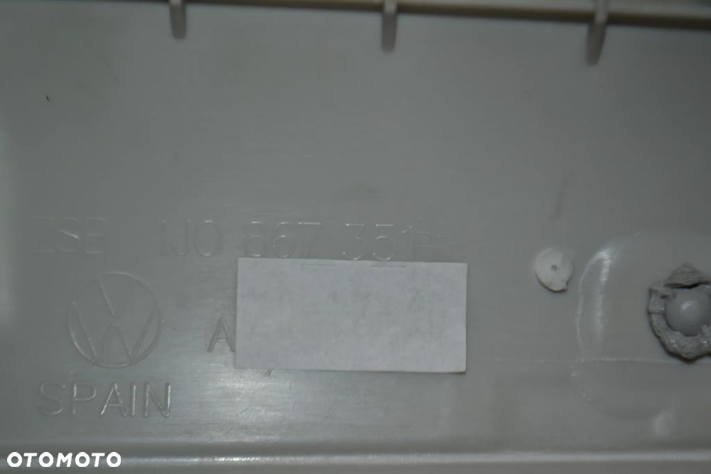 VW GOLF IV BORA POSZYCIE OSŁONA SŁUPKA LEWA POD AIRBAG STAN 1J0867351B - 3