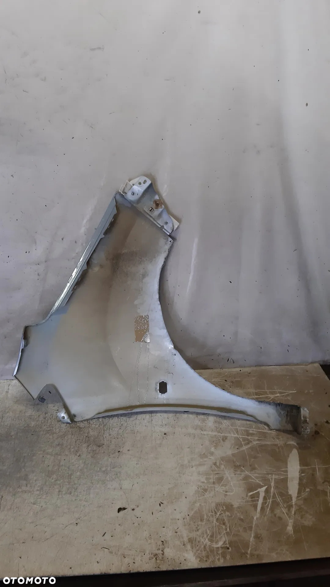 * Błotnik LEWY Przedni Chevrolet Spark III 2009-15r KOLOR GJS BŁĘKITNY - 4