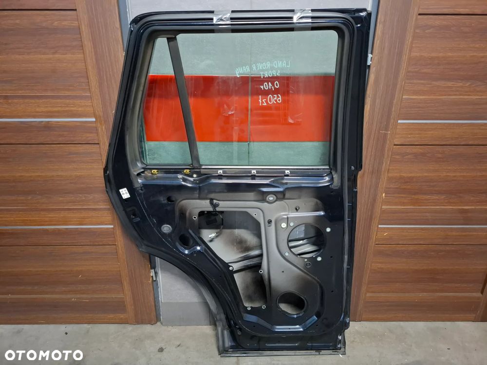 Drzwi lewy tył Land Rover Range Rover Sport rok 2010 lift 5,0 V8 510 KM kolor granatowy metalik - 5