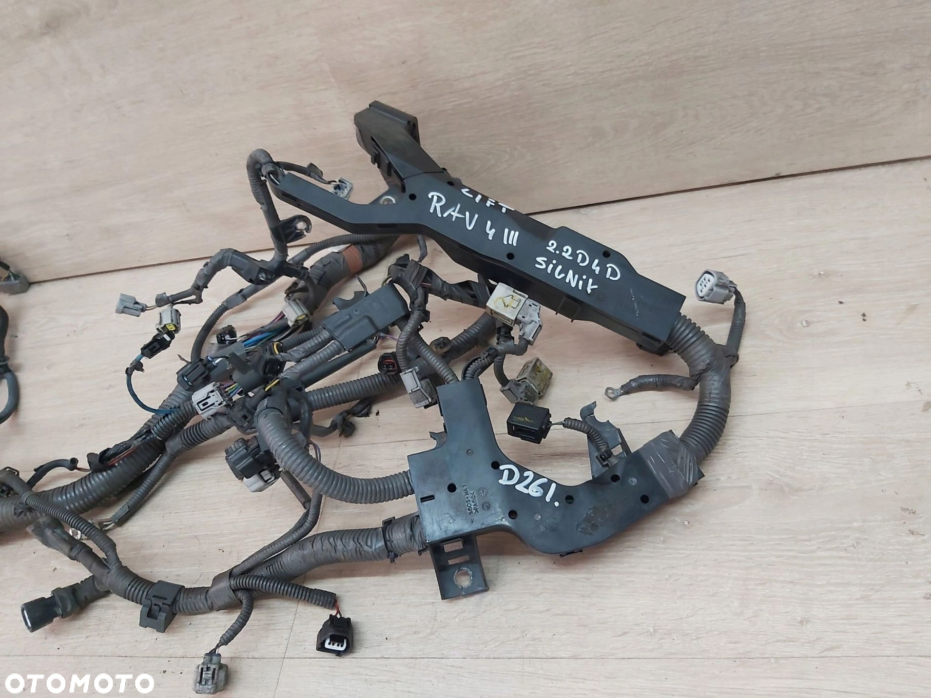 Toyota Rav4 III LIFT 2009 - 2012r wiązka silnika instalacja 2,2 d4d - 2