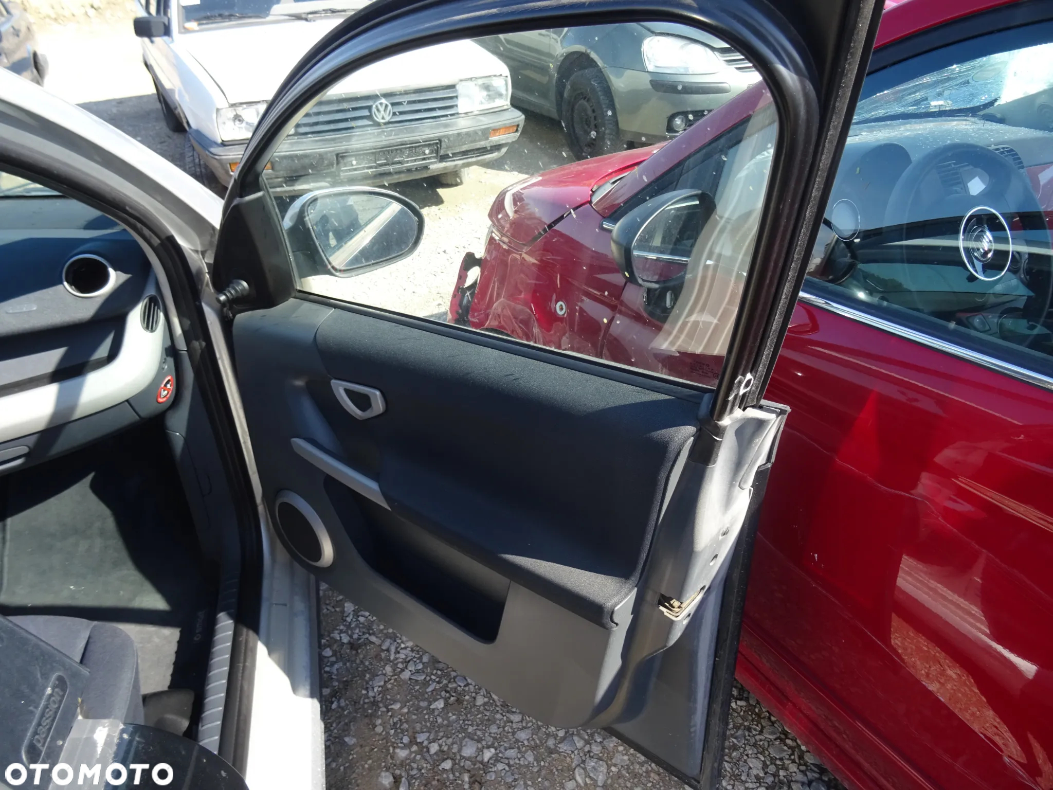 Smart Forfour 2004 lakier(EB4) na części drzwi klapa maska zderzak - 7