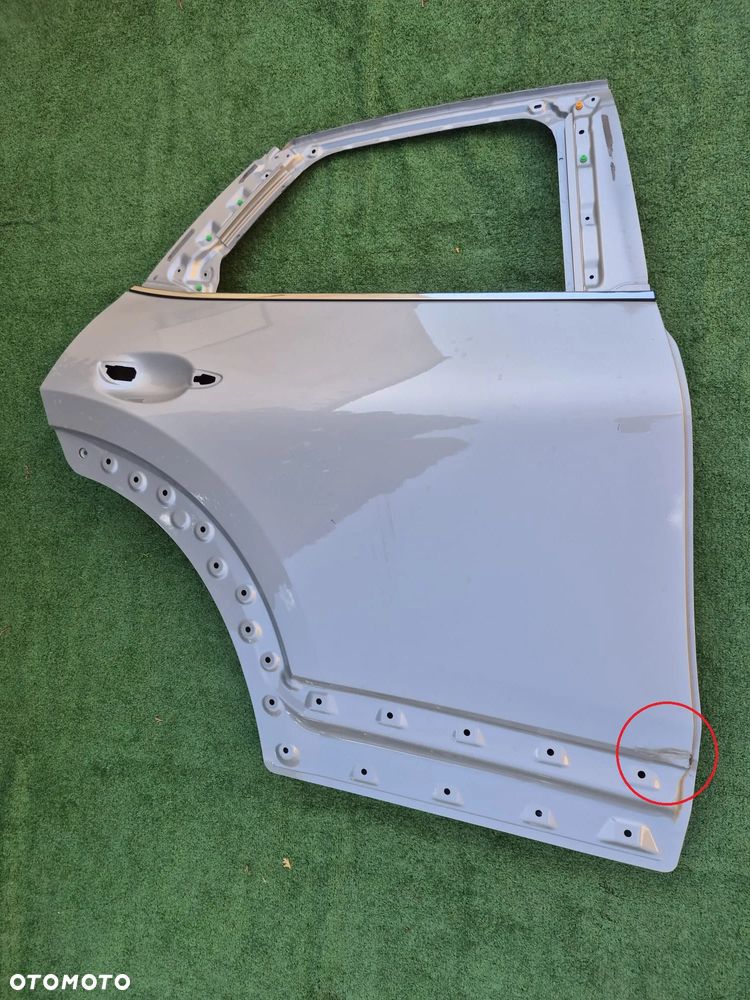 MAZDA CX-30 CX30 Prawe tylne prawy tył drzwi z listwą chromową chromem 47S PLATINUM QUARTZ - 6