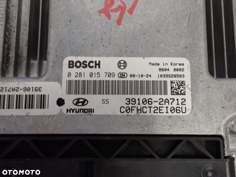 HYUNDAI I30 06-09 ZESTAW STARTOWY 1.6 CRDI STACYJKA KOMPUTER - 2
