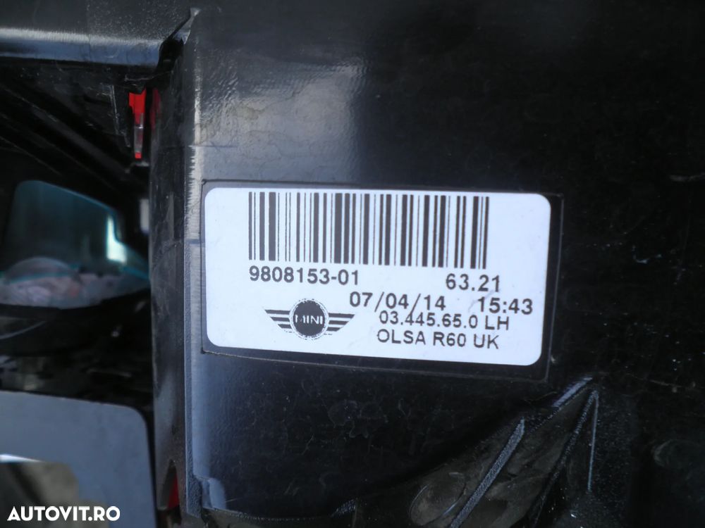 Stop stanga / dreapta Mini Cooper Countryman R60 2014 9808153 9808153-01 980815301 9808154 980815401 9808154-01 - 3