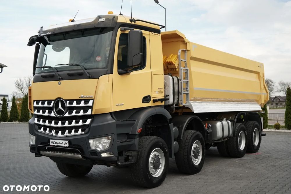 Mercedes-Benz AROCS 4145 / 8x8 / WYWROTKA TYLNOZSYPOWA / KH KIPPER  / EURO 6 - 7