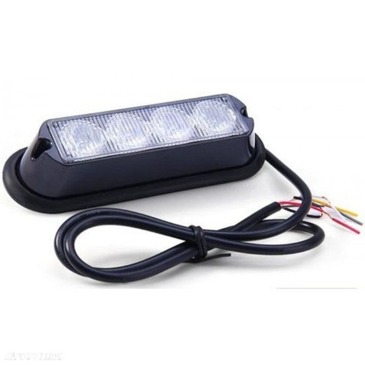 Stroboscop Profi, Lampa Speciala De Avertizare, Carcasa Aluminiu, Galbena, 132 mm - 5