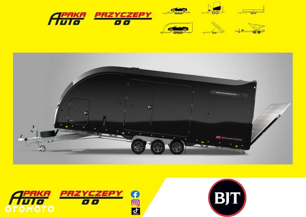 Brian James Trailers RACE TRANSPORTER 7, 6x2,3 M, Do samochodów sportowych i zabytkowych, DMC 3500 KG