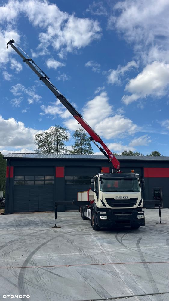 Iveco Stralis EEV 6x2 HMF 1720 K4 Ster Radiowe 2013 Rok Top Stan Os Skrętna Podwieszana Zabudowa Burtowa Platforma (Palfinger Hiab Fassi) - 12