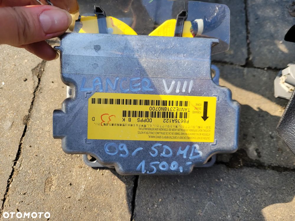 Mitsubishi Lancer VIII 09r 1.8 143KM Deska poduszki powietrzne pasy europa - 4