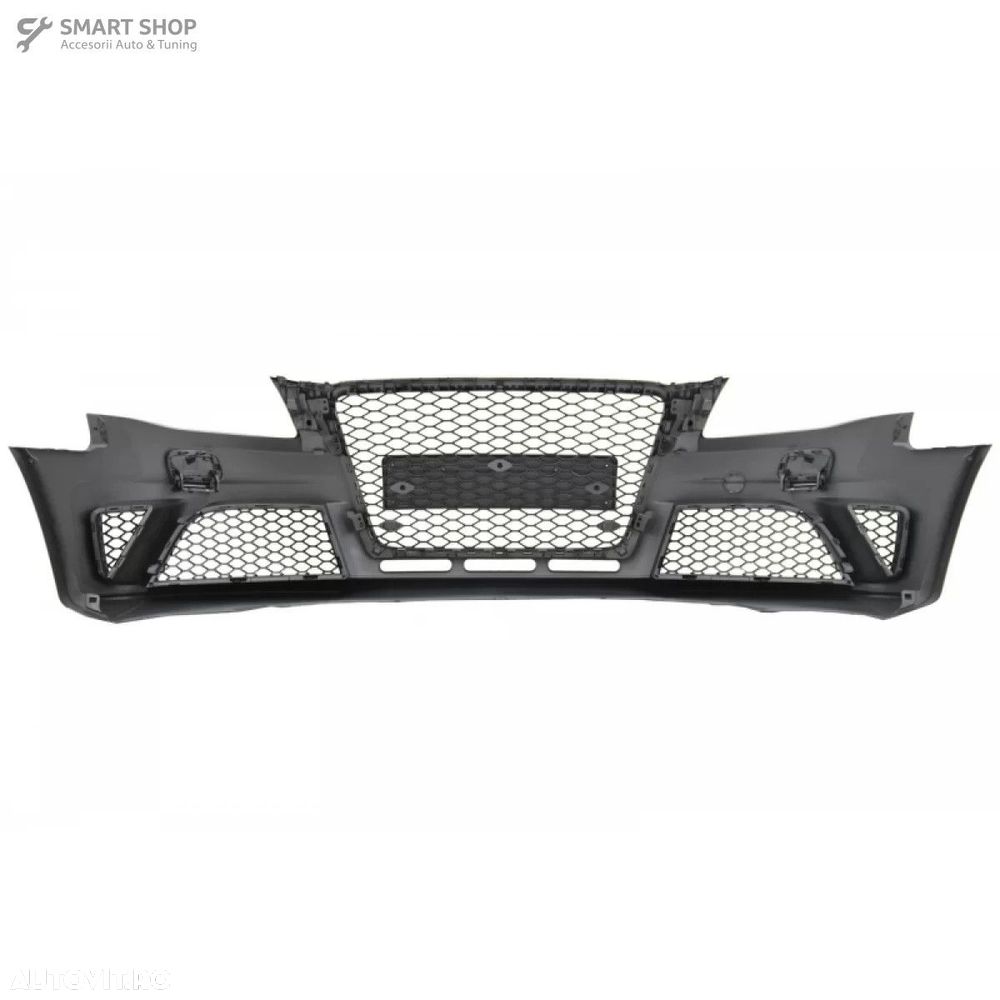 Bara Fata cu Difuzor Bara Spate si Ornamente Evacuare Audi A4 B8 Pre-F - 5