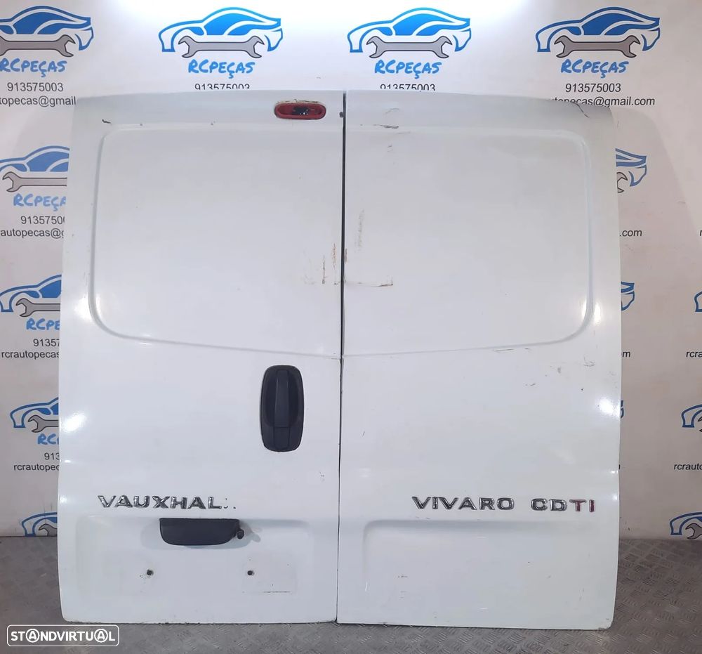 PORTA TAMPA MALA OPEL VAUXHAL VIVARO RENAULT TRAFIC NISSAN PRIMASTAR PUXADOR FECHO 3°STOP - 1