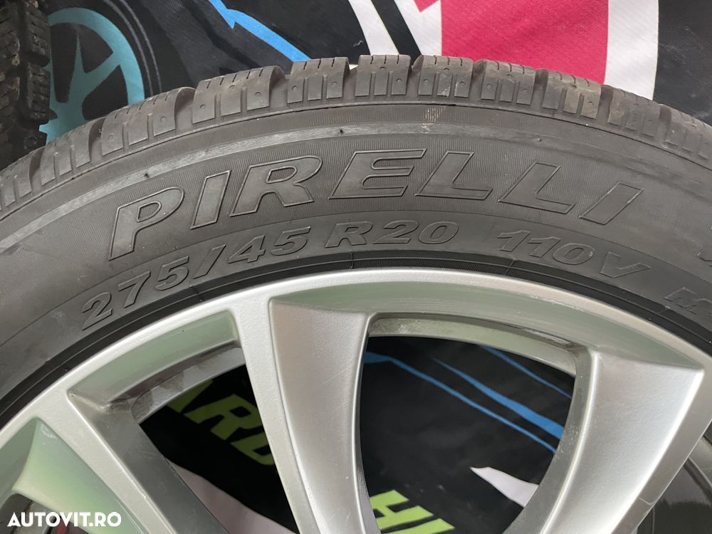 Set Jante iarna + Anvelope Pirelli Porsche Cayenne 7P 7P5 R20 - 5