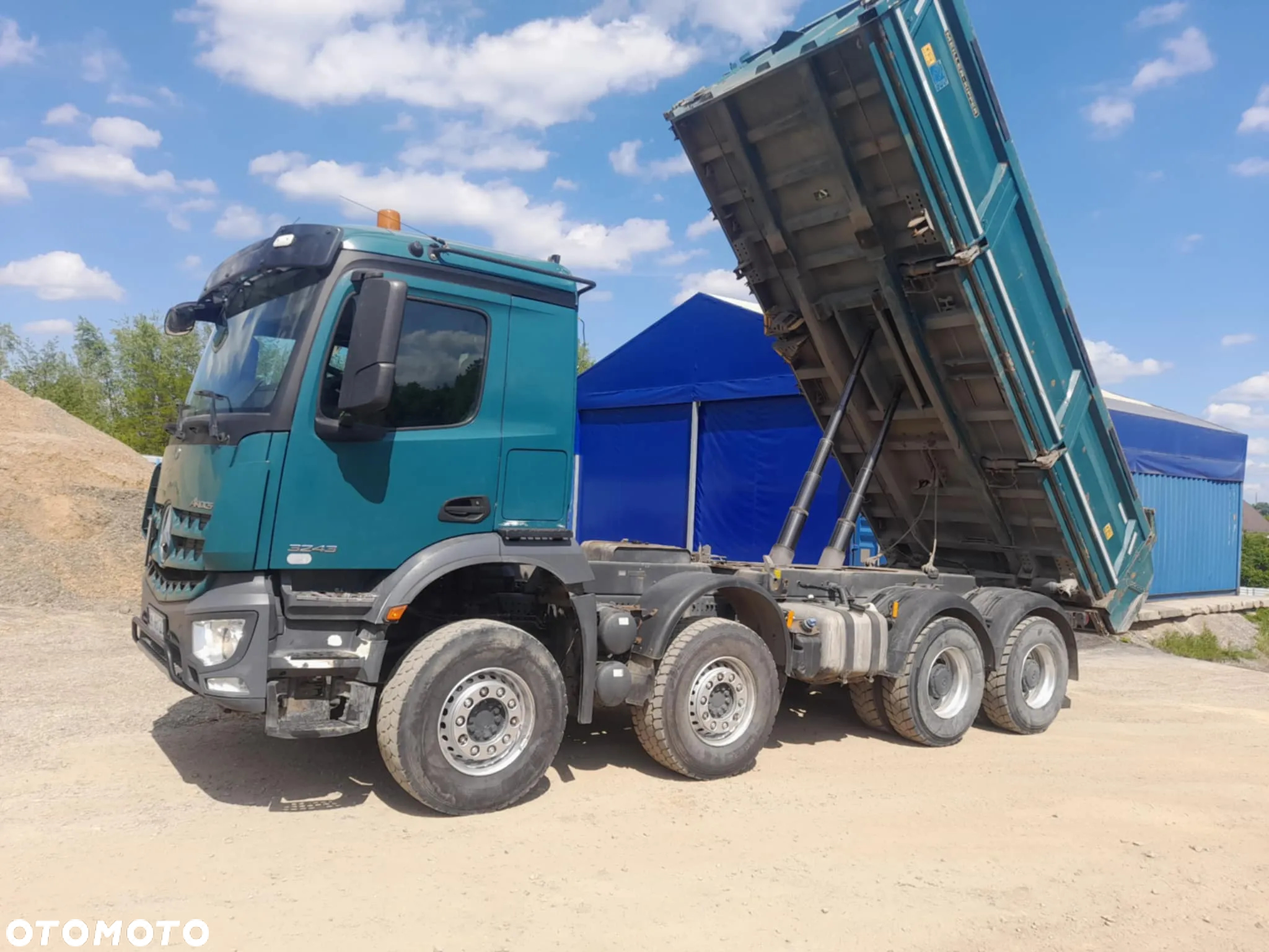 Mercedes-Benz Arocs 3243 8x4 Meiller Kiper Bordmatik DMC 34 - 4