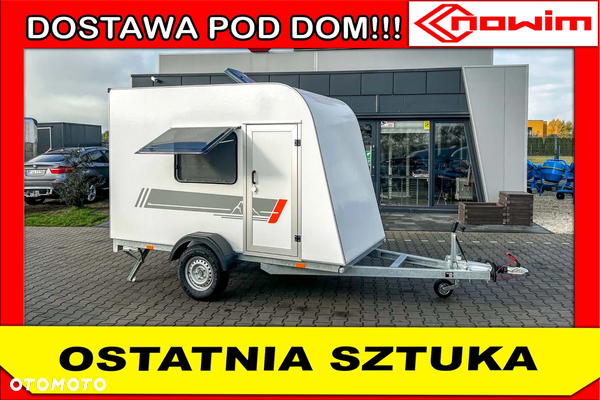 Nowim Przyczepka turystyczna bagażowa z pokrywą nadstawką uniwersalna hamowana