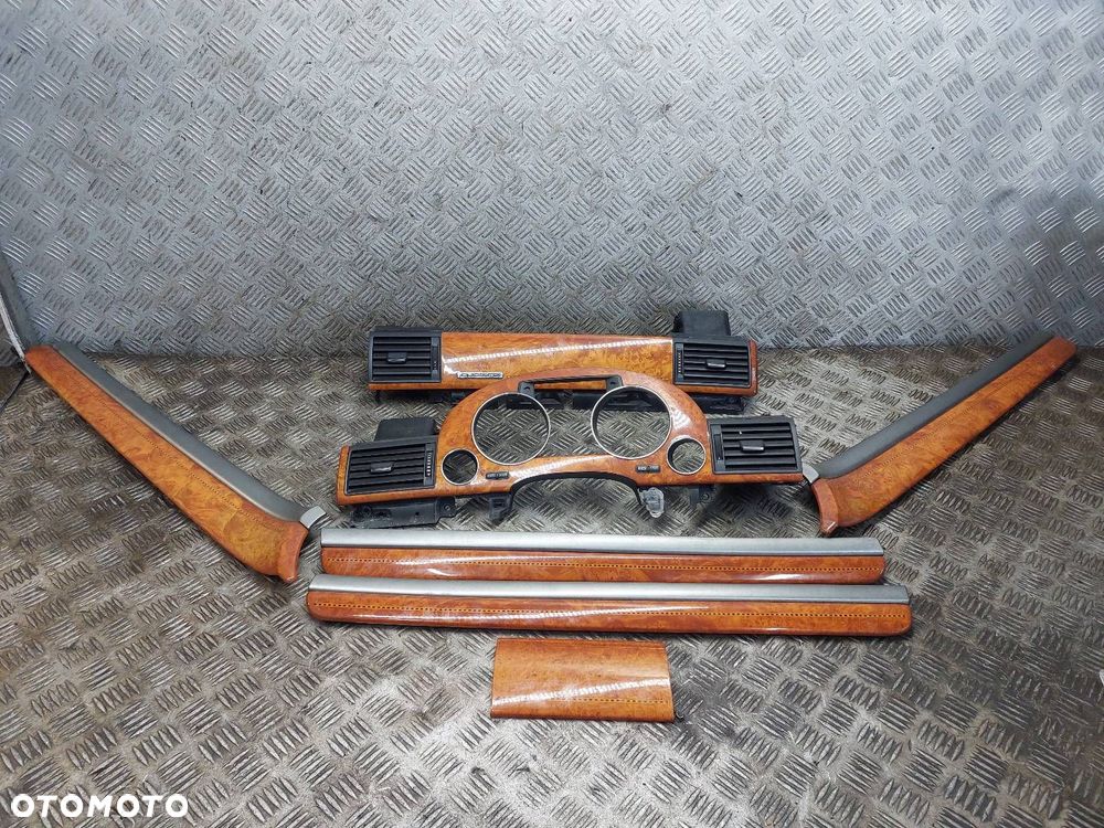 DEKORY LISTWY OZDOBNE KOMPLET AUDI A8 D3 4E0867420 4E0867419 4E0867409 - 1