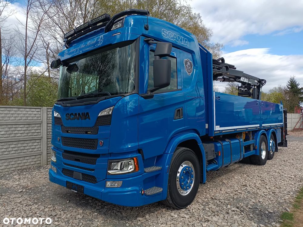 Scania ''S''  G 450* 6x2*+DŻWIG KRAN HDS ATLAS 206.3VE  WYSÓW 11,2m * Sterowanie Radiowe* ROTATOR* CHWYTAK do PALET* Skrzynia 6.8m* 298000km - JAK NOWA* z NIEMIEC - 23