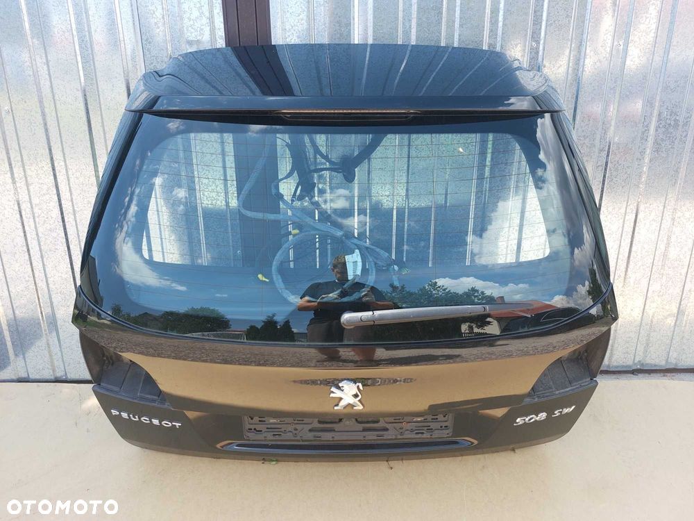 Peugeot 508 SW Klapa bagażnika KTVD czarna bez malowania - 1