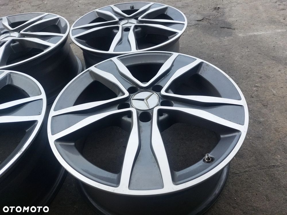 MERCEDES BENZ C KLASSE W205 FELGI ALUMINIOWE R17 7J ET48.5 5X112 OE A2054010800 PROSTE! - 9