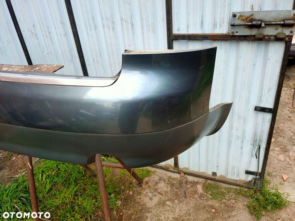 zderzak tył audi a4 b6 kombi kolor lx7z 2 rury - 5