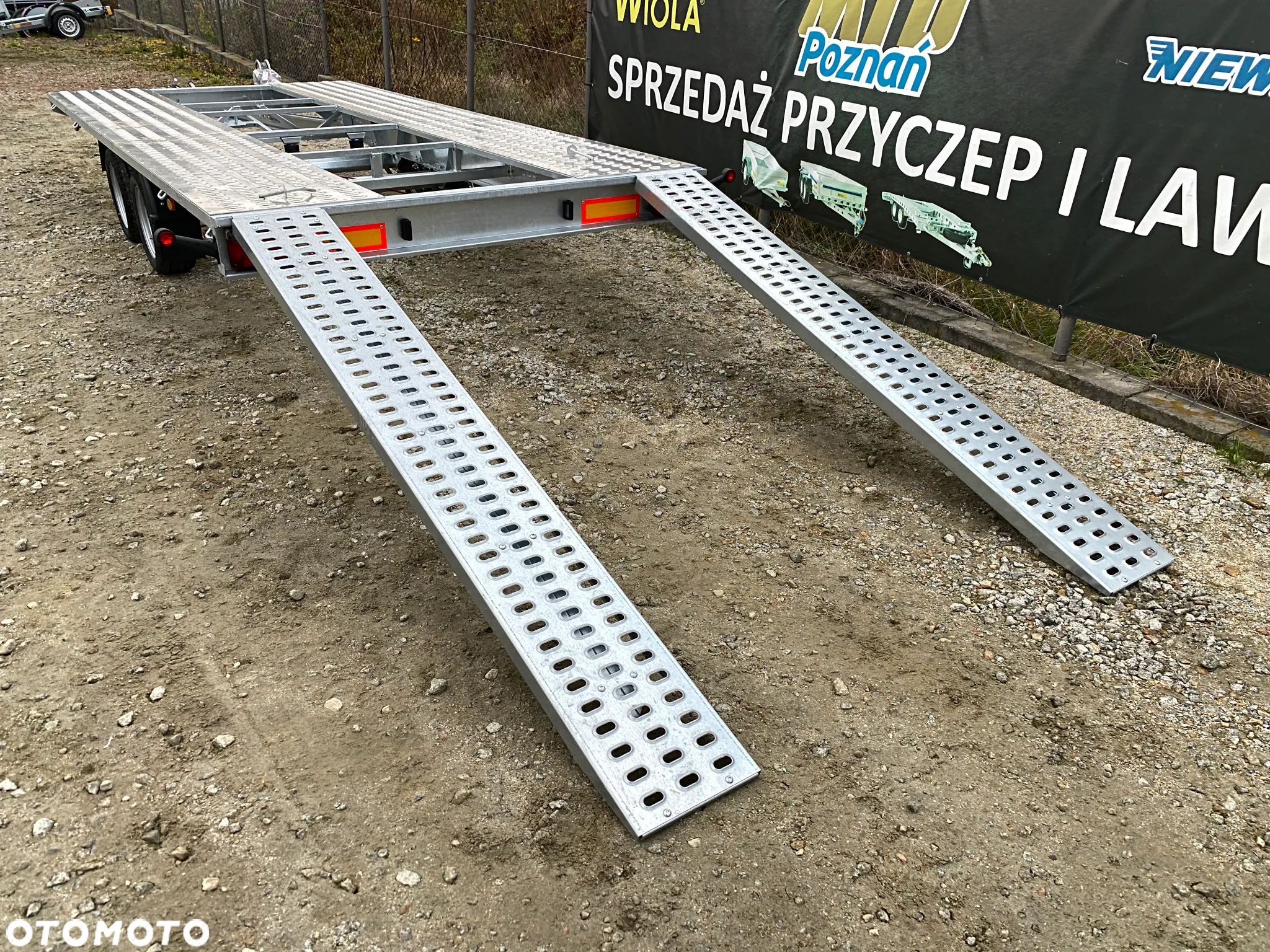 Niewiadów | 450X210 CM | MARS | DMC 2,7T | KOŁA 13 | DŁUGIE NAJAZDY 2.5M | AMORTYZATORY | LAWETA | PLATFORMA DO SAMOCHODU BUSA | DOSTAWA | RATY | LEASING - 12