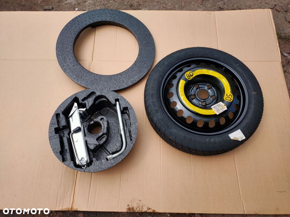 dojazdówka koło dojazdowe 125/80 17cali 5x112 et35 audi a4 b6 b7 8e0601027c - 1