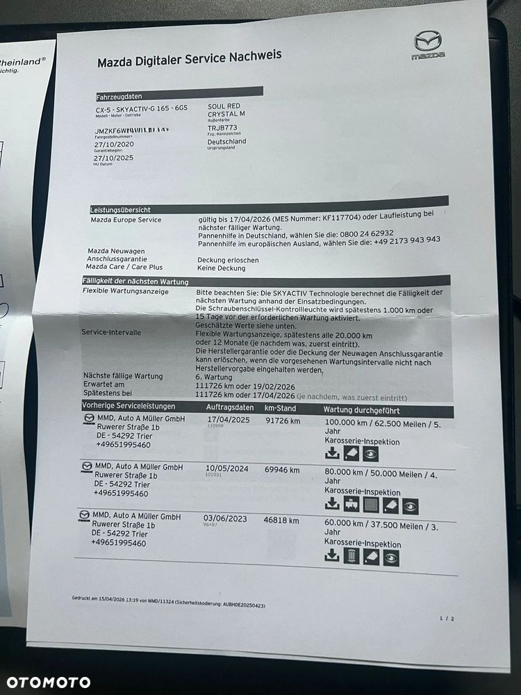 Mazda CX-5 2.0 Homura 2WD - 39
