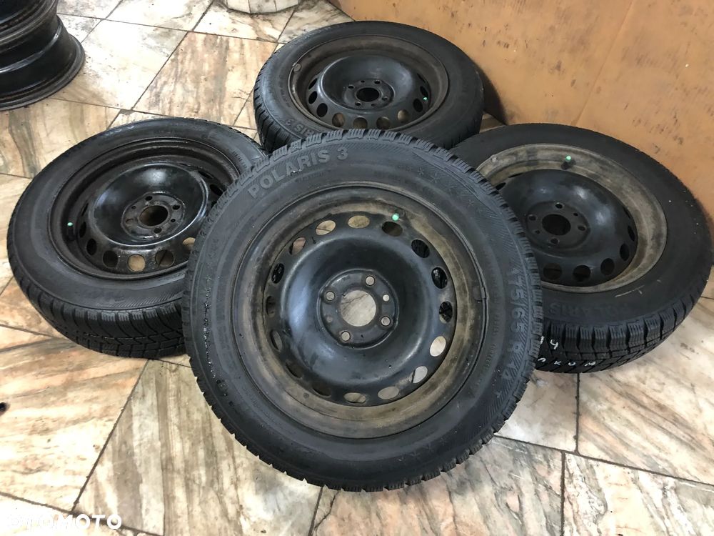 Koła Opony Zimowe 4x98 58,1 MM ET 35 175/65 R14 5i6 MM 2013R Fiat Panda- Gwarancja Wysyłka Montaż - 1