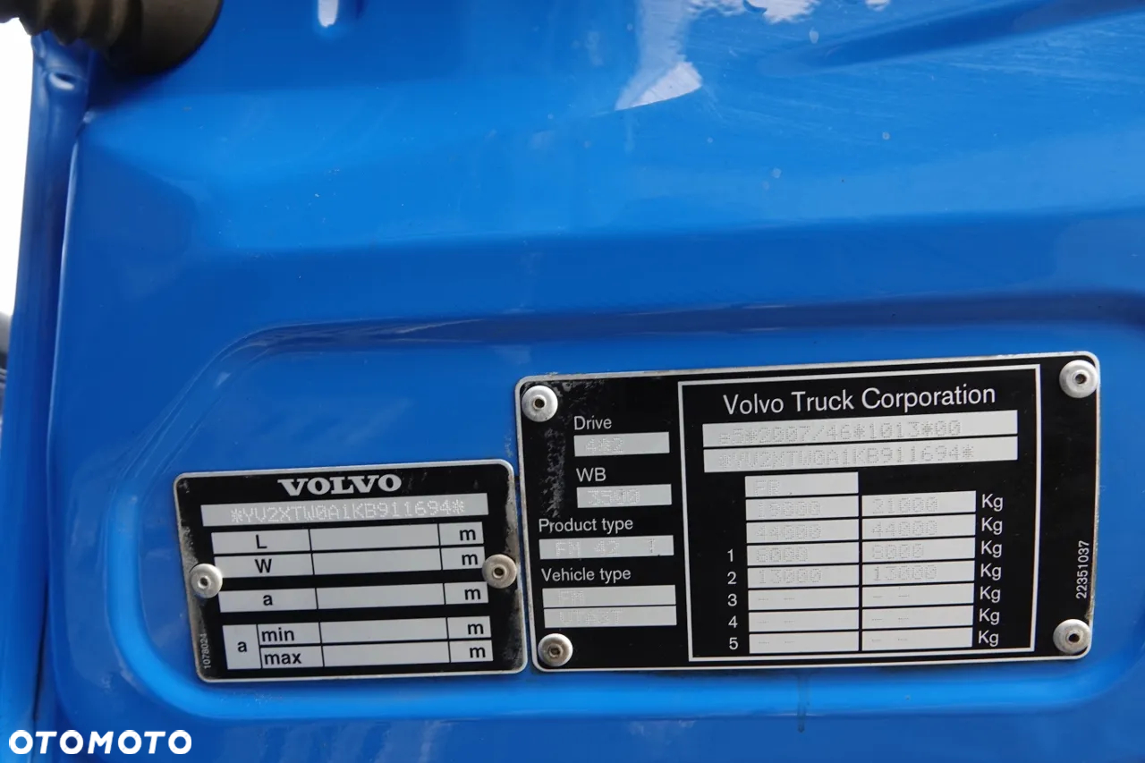 Volvo FMX 420 / 13 LITROWY / NISKA KABINA / 2019 ROK / RUD ROTOGRIP / SPROWADZONY / EURO 6 - 32