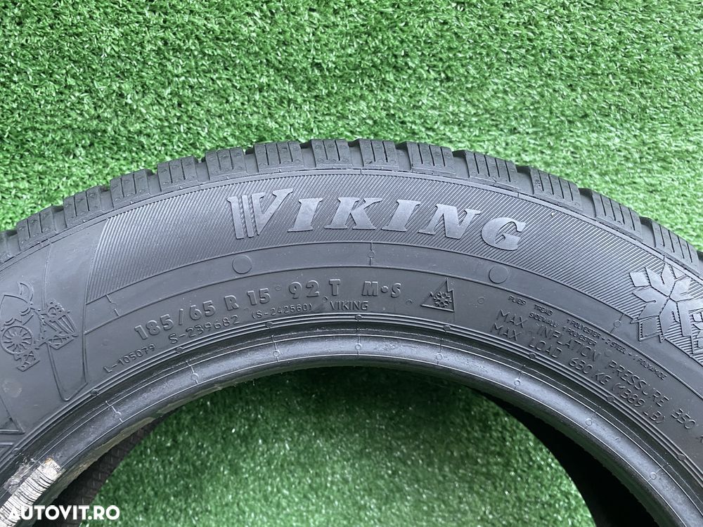 Set 2 anvelope Iarna 185 65 15 92T XL Viking WinTech Dot 3822 4,1mm - 5
