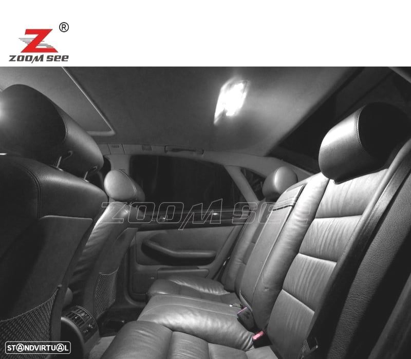 KIT COMPLETO DE 22 LÂMPADAS LED INTERIOR PARA AUDI A6 S6 C5 SEDAN SÃLO 1998-2004 - 5