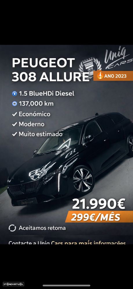 Peugeot 308 BlueHDi FAP 130 EAT6 Stop & Start Allure - 1